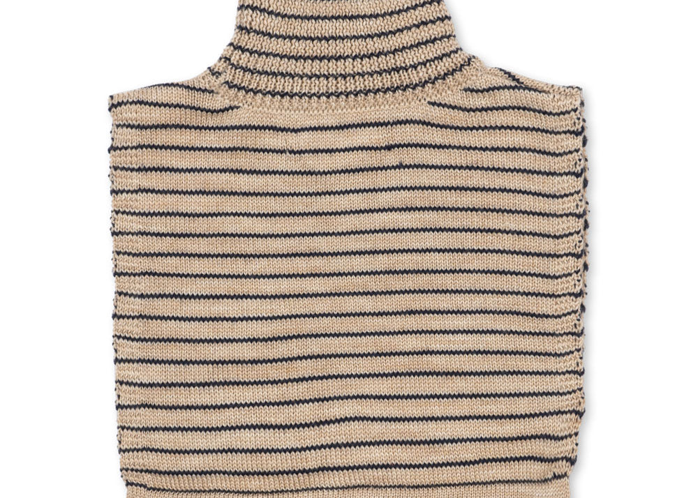 Konges Sløjd A/S Gilet pour le cou stripe bluie