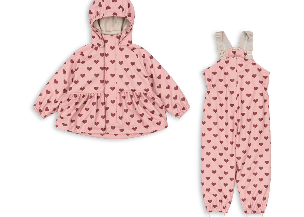 Konges Sløjd A/S Vêtements de pluie amour pink