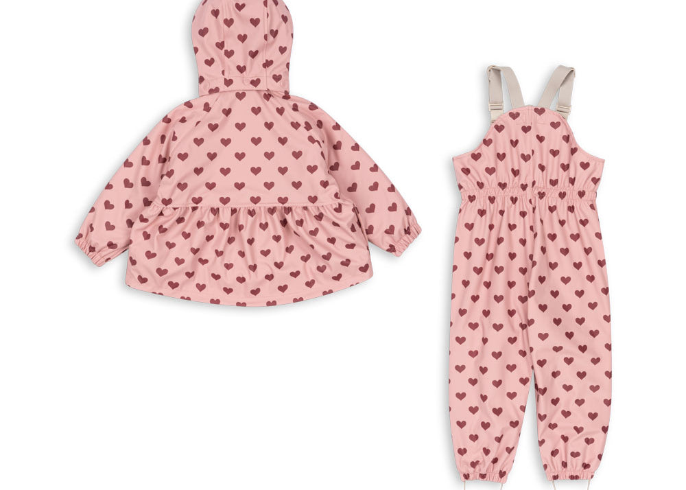 Konges Sløjd A/S Vêtements de pluie amour pink