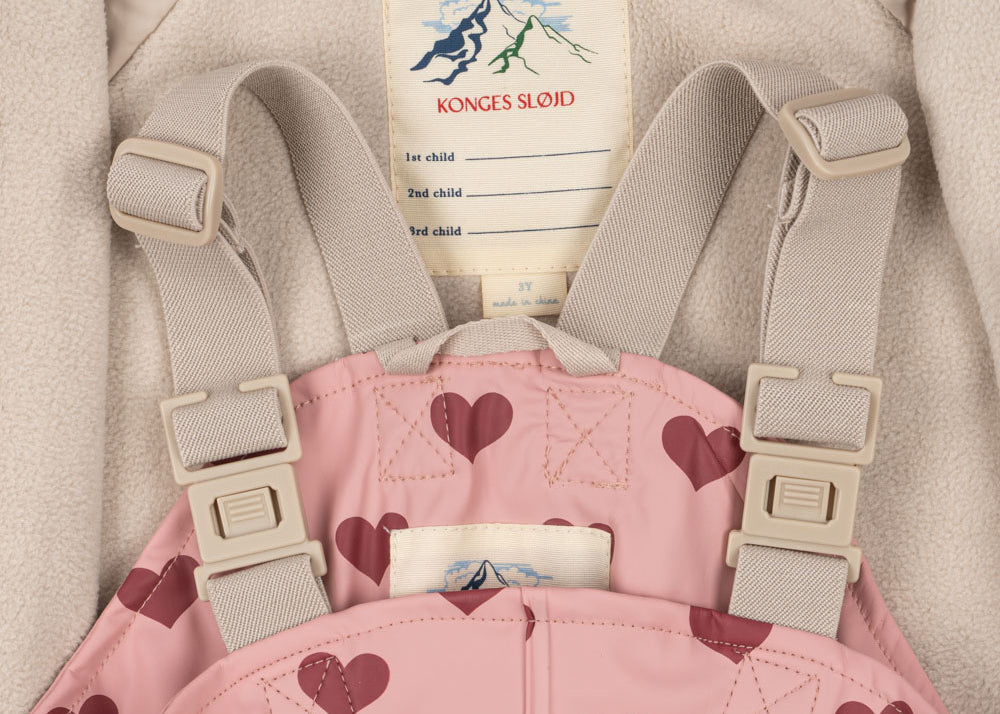 Konges Sløjd A/S Vêtements de pluie amour pink