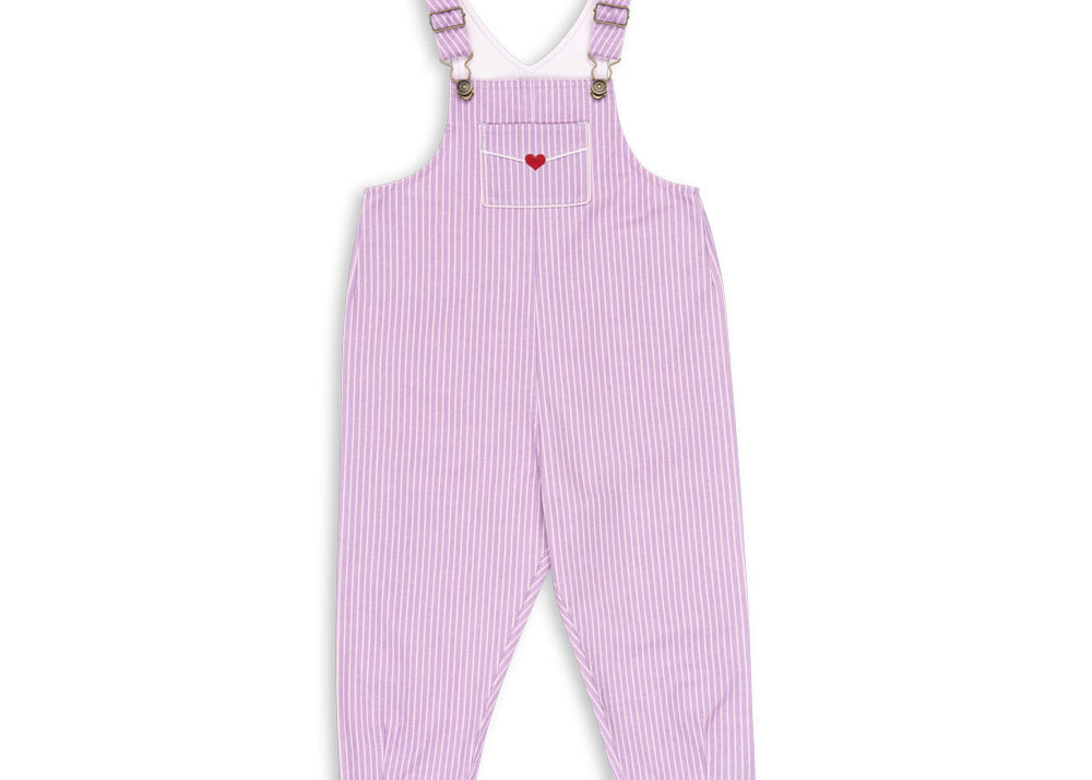 Konges Sløjd A/S Grenouillères et Jumpsuits - Tissé stripe lupino