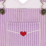 Konges Sløjd A/S Grenouillères et Jumpsuits - Tissé stripe lupino
