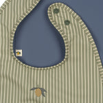 Konges Sløjd A/S bavoirs tea stripe/flint stone