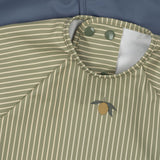 Konges Sløjd A/S bavoirs tea stripe/flint stone