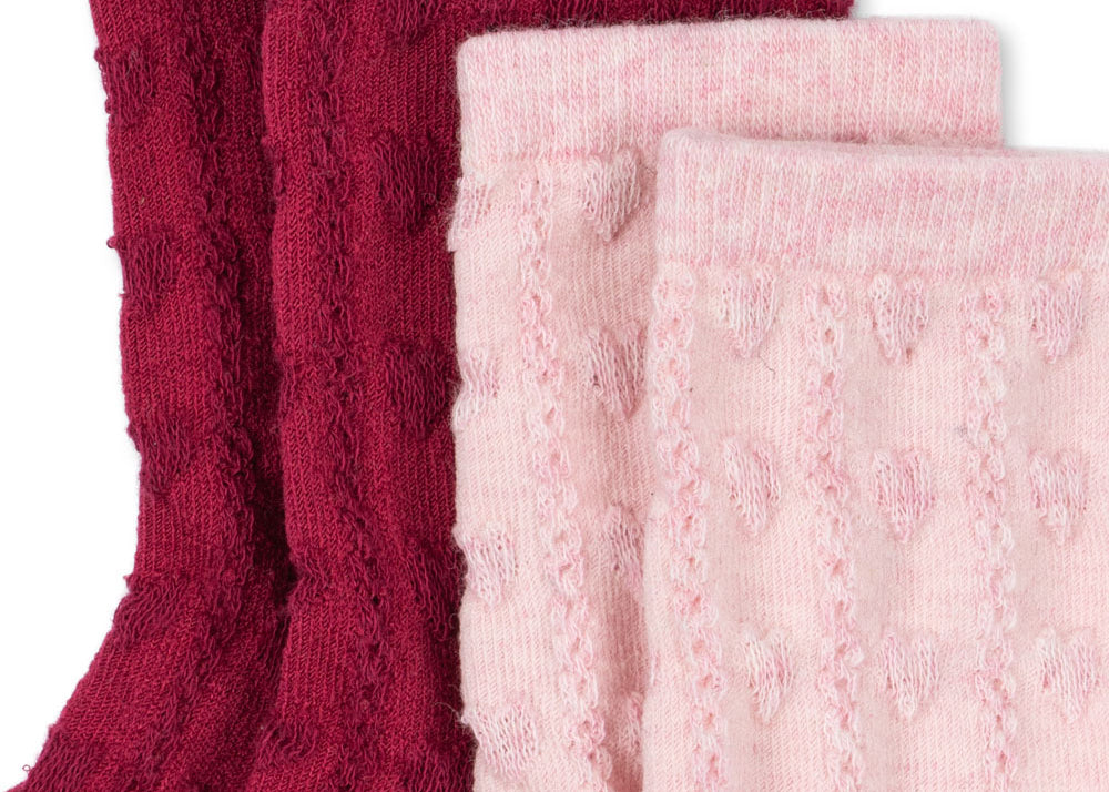 Konges Sløjd A/S Chaussettes heart mix