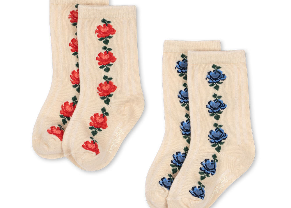 Konges Sløjd A/S Chaussettes rose mix