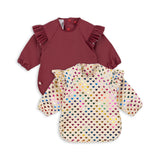 Konges Sløjd A/S bavoirs coeur glitter/sangria