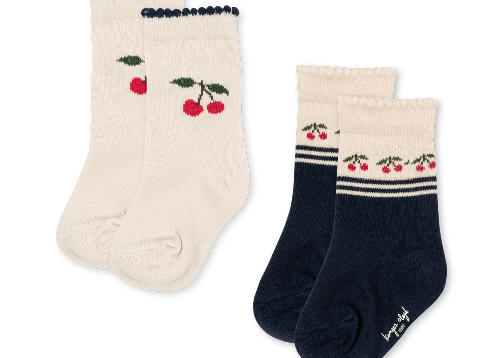 Konges Sløjd A/S Chaussettes cherry