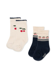 Konges Sløjd A/S Chaussettes cherry