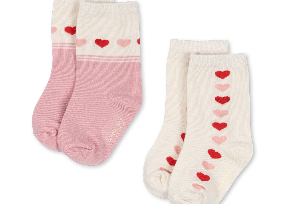 Konges Sløjd A/S Chaussettes heart
