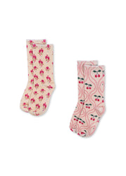 Konges Sløjd A/S Chaussettes cherry mix