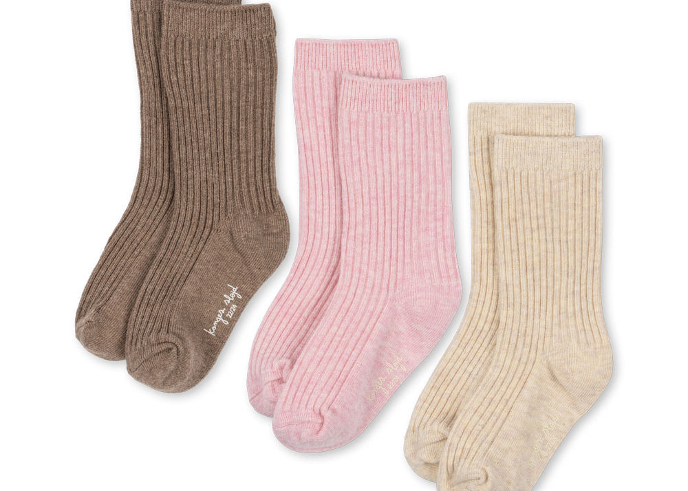 Konges Sløjd A/S Chaussettes rose mix