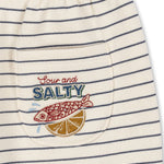 Konges Sløjd A/S Pantalon - Jersey captains blue/antique white