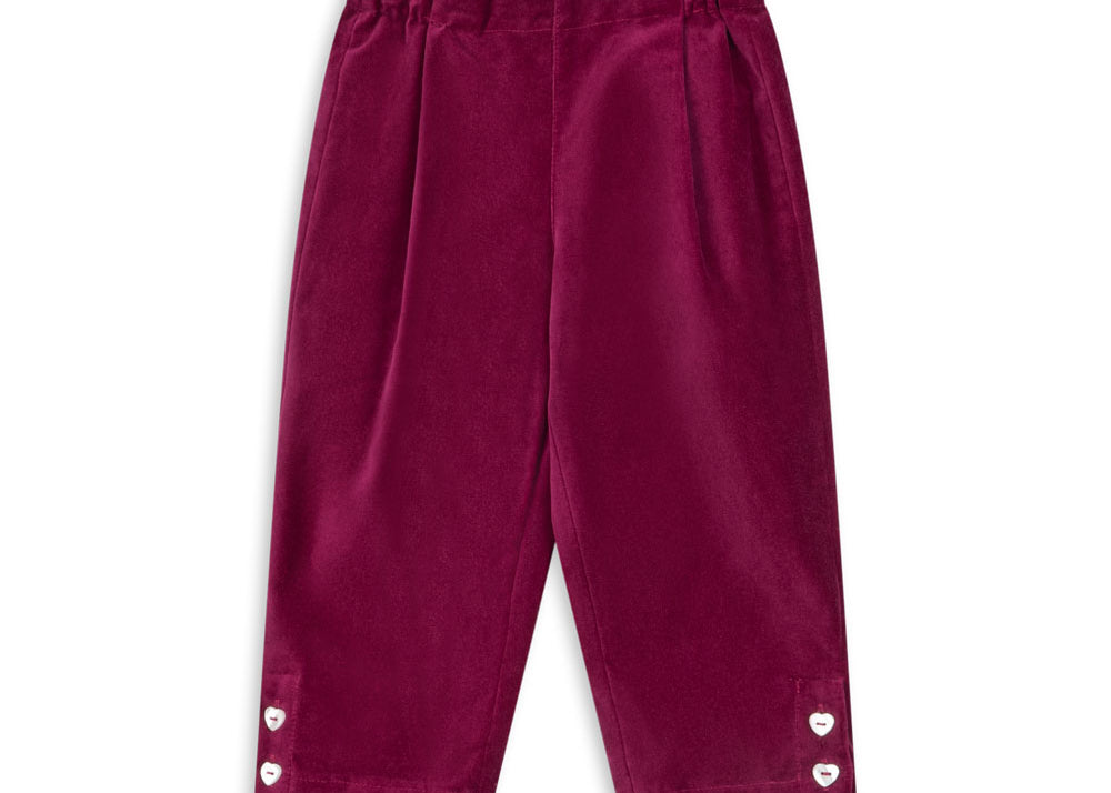 Konges Sløjd A/S Pantalon - Tissé sangria