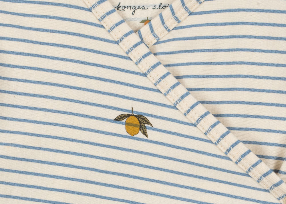 Konges Sløjd A/S Grenouillères stripe bluie