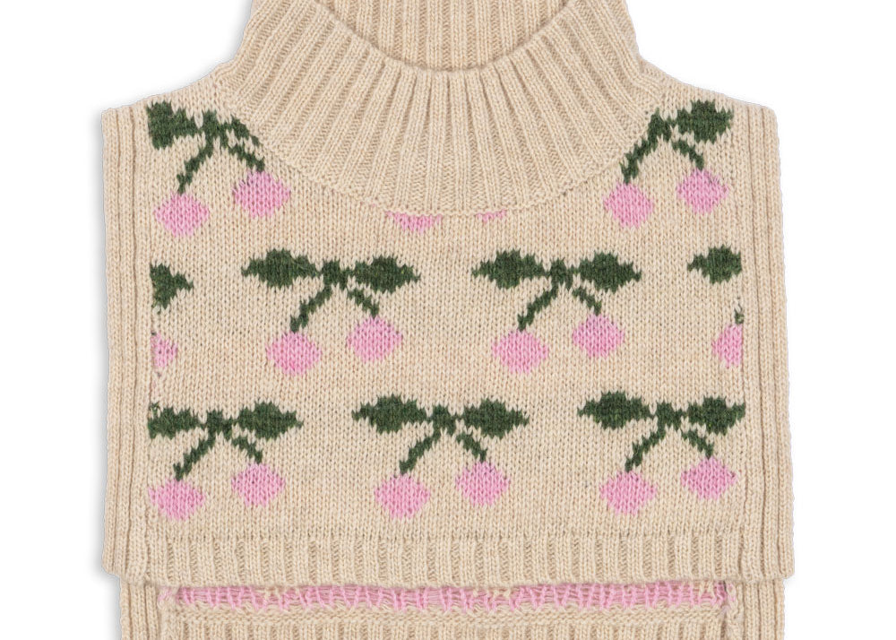 Konges Sløjd A/S Gilet pour le cou cherry