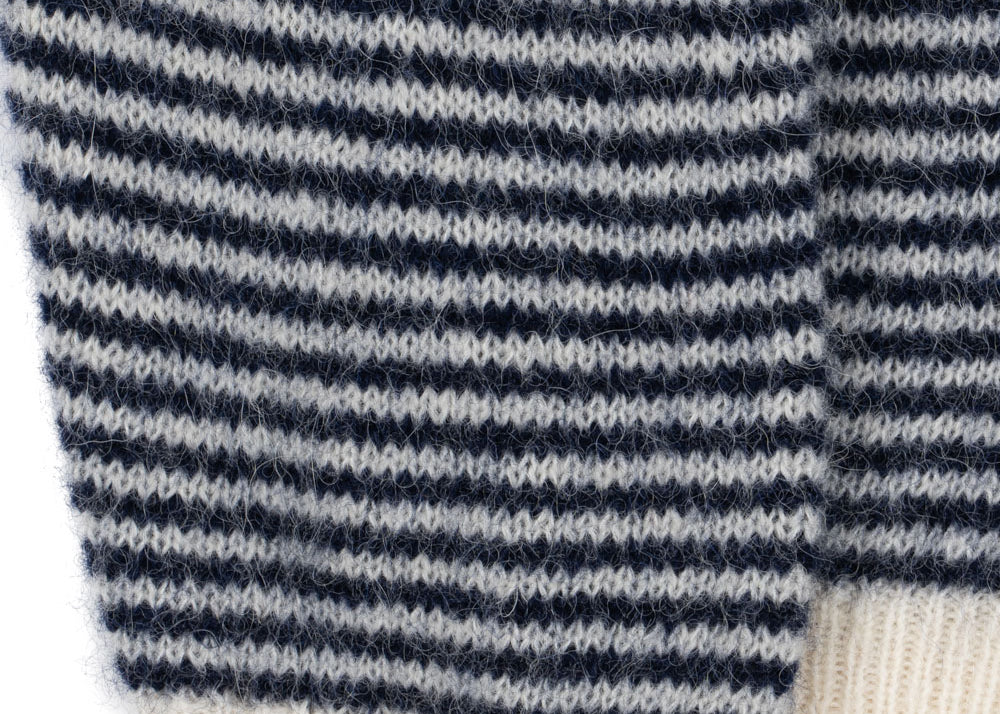 Konges Sløjd A/S Pantalons - Tricot ensign blue/buttercream
