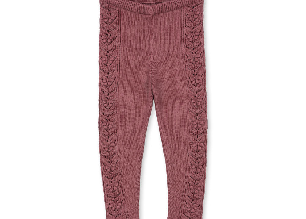 Konges Sløjd A/S Pantalons - Tricot deco rose