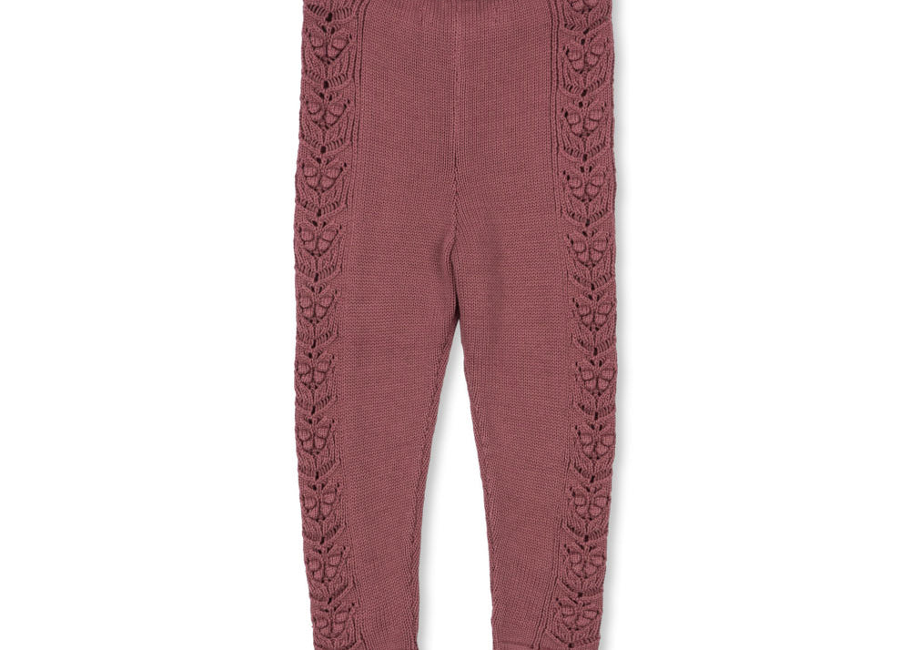Konges Sløjd A/S Pantalons - Tricot deco rose