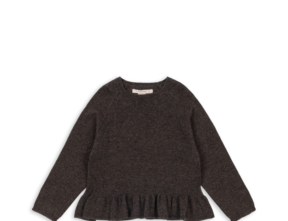 Konges Sløjd A/S KNITTED BLOUSES & VESTS brown melange