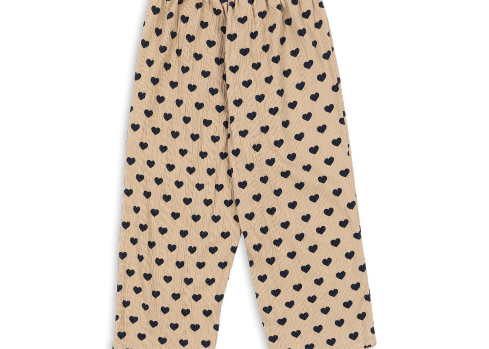 Konges Sløjd A/S Pantalon - Jersey coeur eclipse