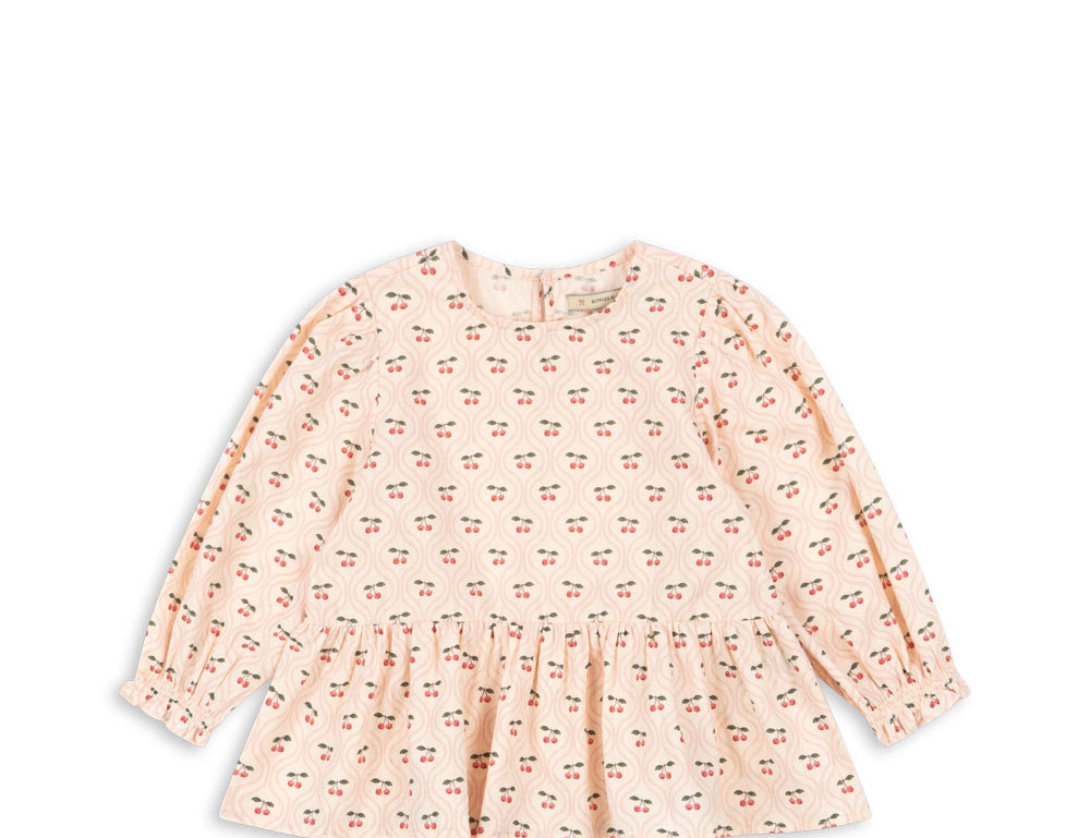 Konges Sløjd A/S WOVEN SHIRTS cherry pink motif