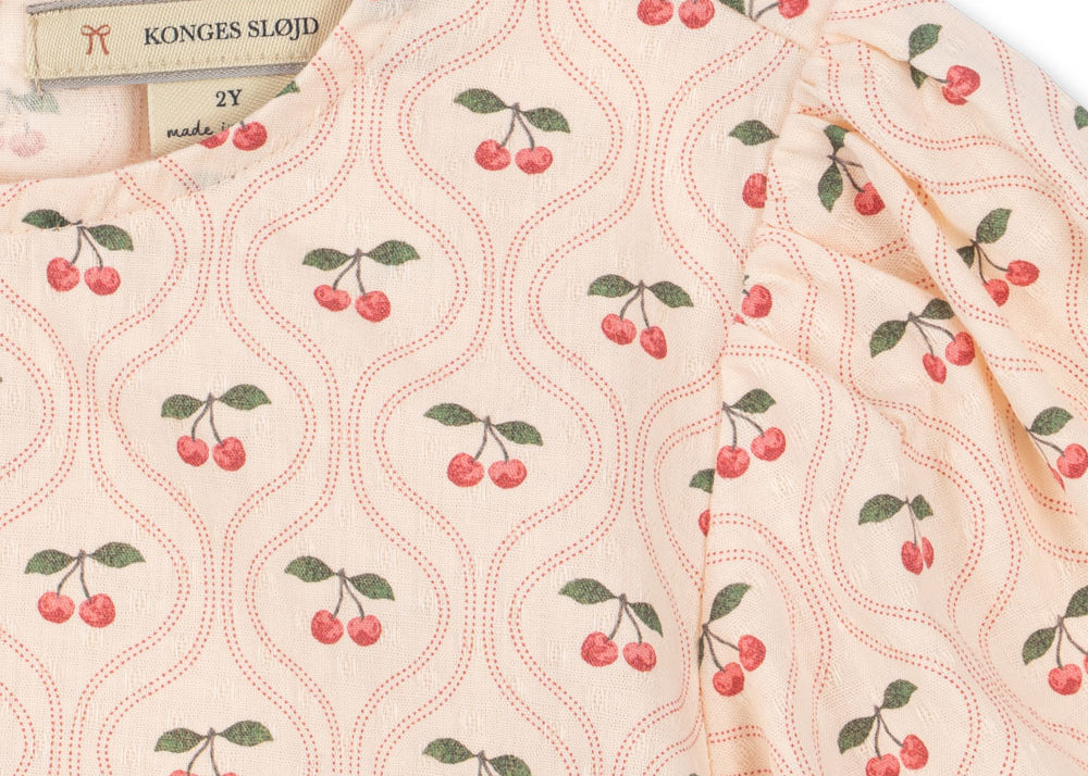 Konges Sløjd A/S Chemisiers - Tissé cherry pink motif