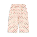 Konges Sløjd A/S Pantalon - Tissé cherry pink motif