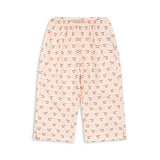 Konges Sløjd A/S Pantalon - Tissé cherry pink motif