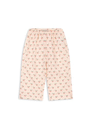 Konges Sløjd A/S Pantalon - Tissé cherry pink motif