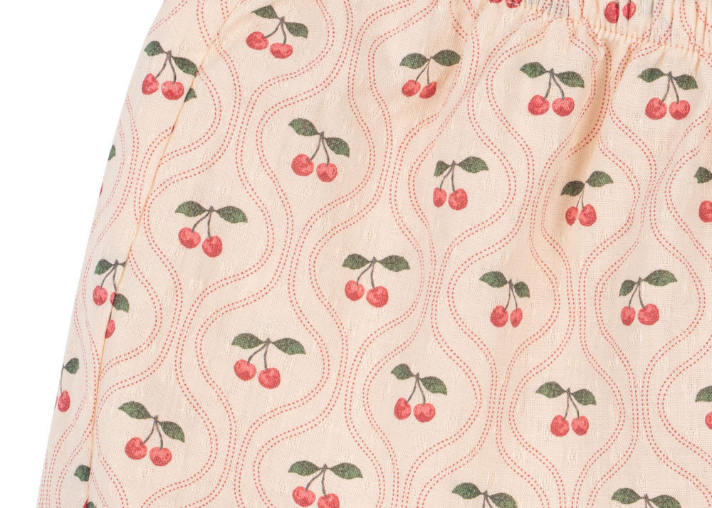 Konges Sløjd A/S Pantalon - Tissé cherry pink motif