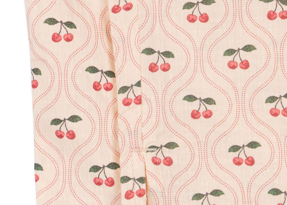 Konges Sløjd A/S Pantalon - Tissé cherry pink motif