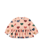 Konges Sløjd A/S Chemisiers - Tissé coeur rose coloré