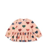 Konges Sløjd A/S Chemisiers - Tissé coeur rose coloré