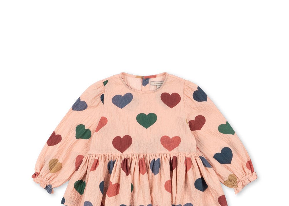 Konges Sløjd A/S Chemisiers - Tissé coeur rose coloré