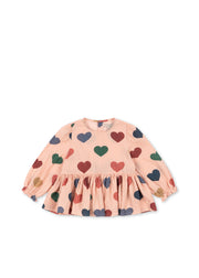 Konges Sløjd A/S Chemisiers - Tissé coeur rose coloré