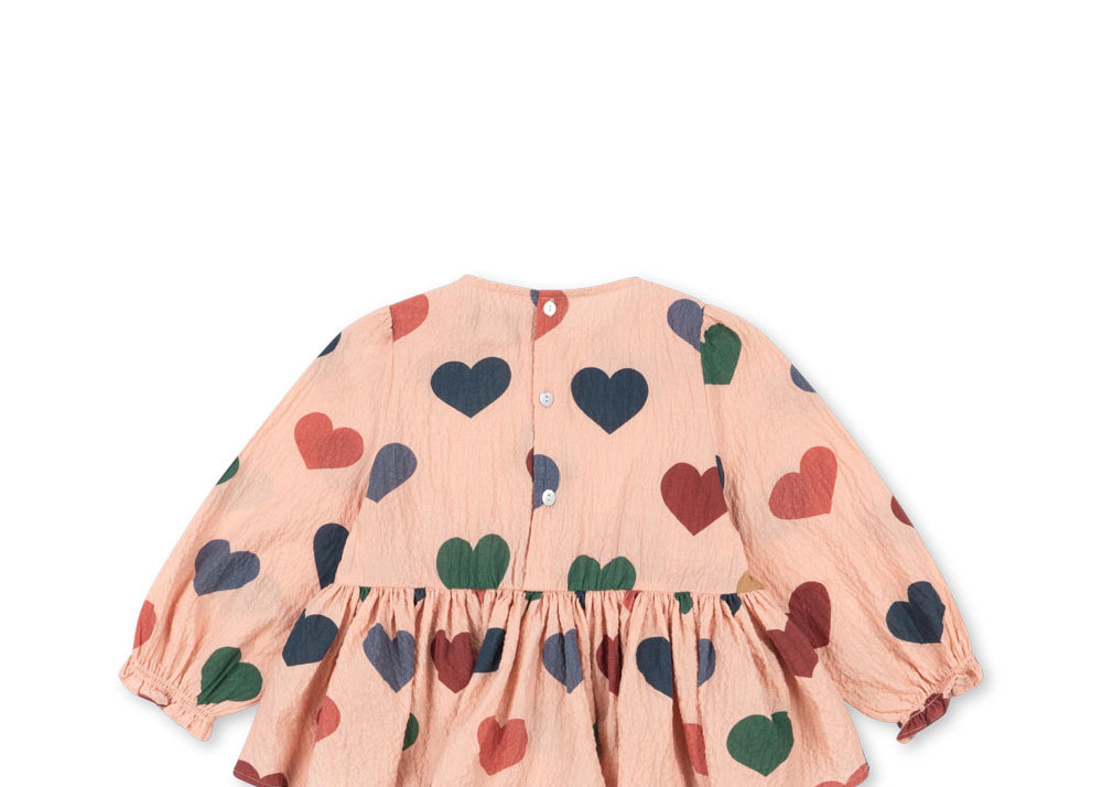 Konges Sløjd A/S Chemisiers - Tissé coeur rose coloré