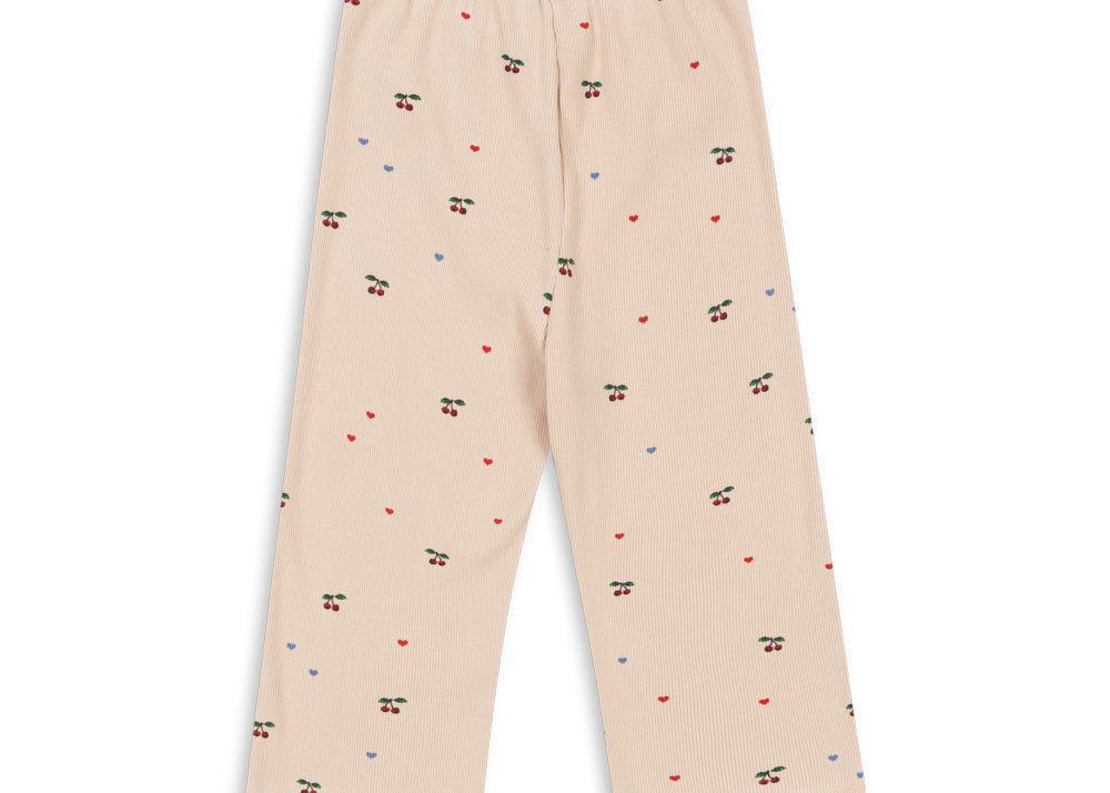 Konges Sløjd A/S Pantalon - Jersey cherry coeur blush
