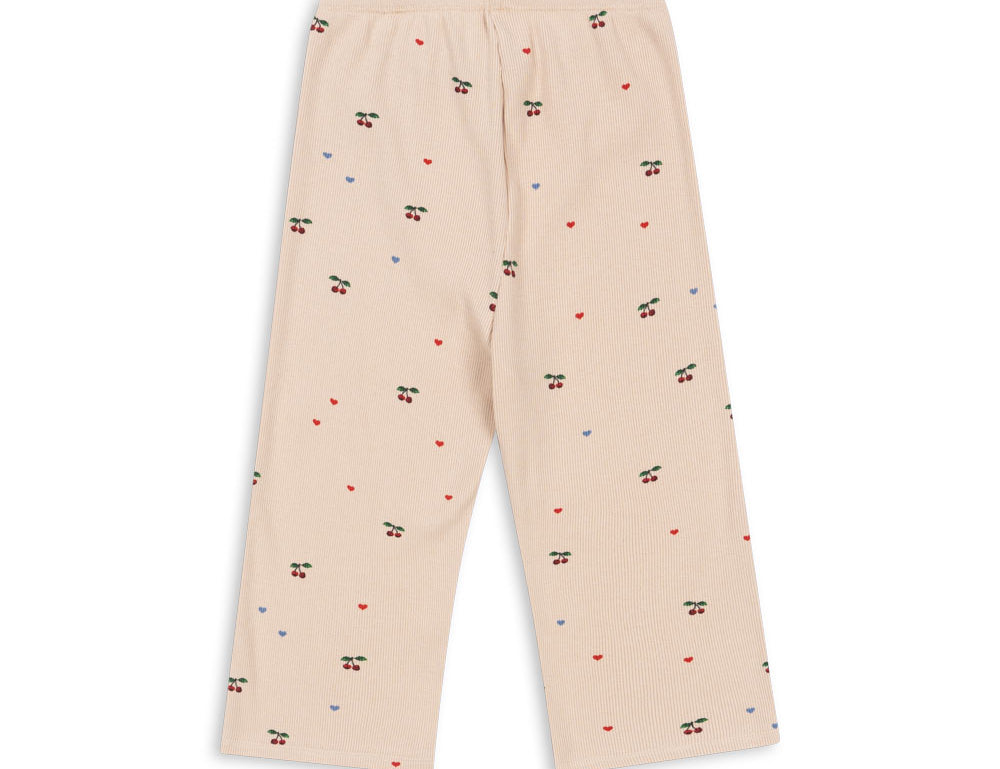 Konges Sløjd A/S JERSEY PANTS cherry coeur blush