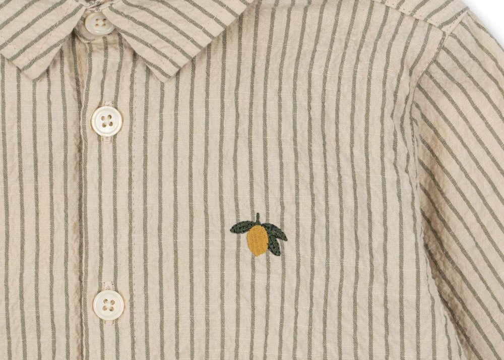 Konges Sløjd A/S Chemisiers - Tissé tea stripe