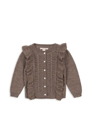 Konges Sløjd A/S Cardigans - Tricot bunny brown melange
