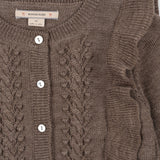 Konges Sløjd A/S Cardigans - Tricot bunny brown melange