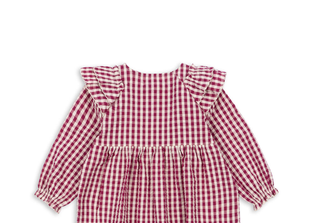 Konges Sløjd A/S Chemisiers - Tissé sangria/butter check