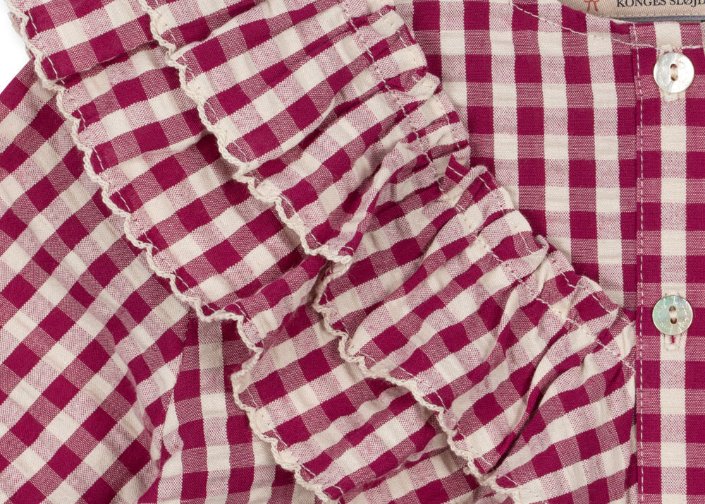 Konges Sløjd A/S Chemisiers - Tissé sangria/butter check