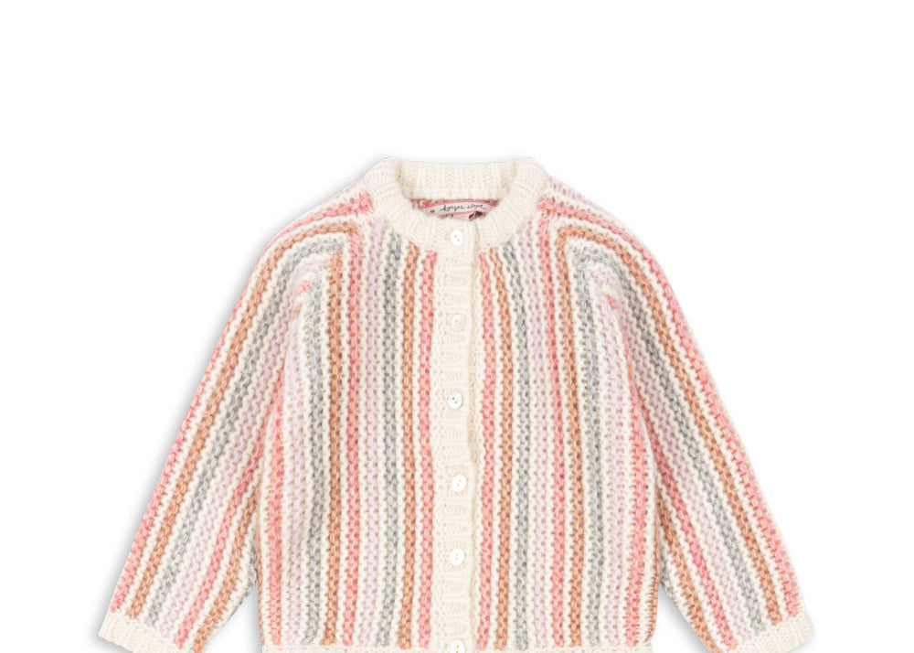 Konges Sløjd A/S Cardigans - Tricot rose stripe