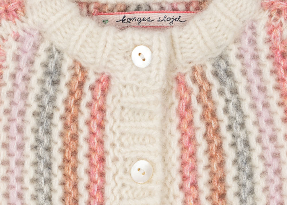 Konges Sløjd A/S Cardigans - Tricot rose stripe