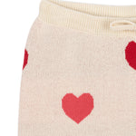 Konges Sløjd A/S Pantalons - Tricot coeur coloré duo pink