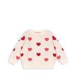 Konges Sløjd A/S Chemisiers - Tricot coeur coloré duo pink