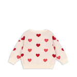 Konges Sløjd A/S Chemisiers - Tricot coeur coloré duo pink