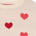 Konges Sløjd A/S Chemisiers - Tricot coeur coloré duo pink